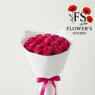 Букет 25 шт троянд сорту Мадам Церіз м Церіз