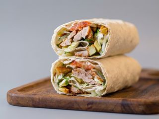 Шаурма мікс курятина + телятина  звичайна (450г)