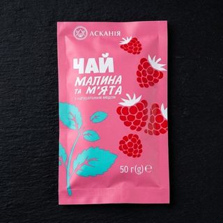 Чай малина та м'ята