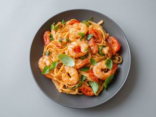 Паста з креветками