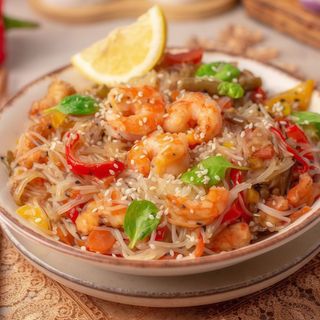 WOK з креветкою