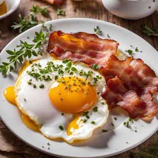 Яєчня з беконом