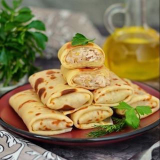 Млинці з куркою