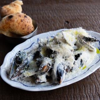 Мідії у вершковому соусі