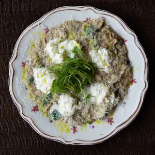 Паста Орзо з грибами та страчателою