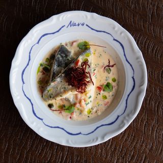 Сібас у вершковому соусі