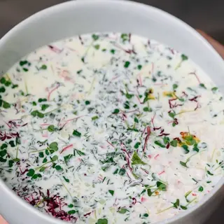 Окрошка з індичкою