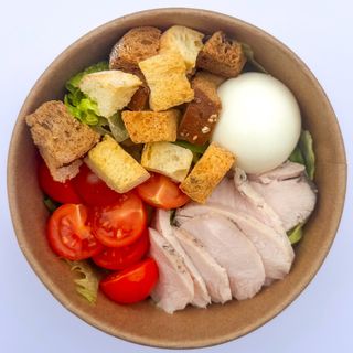 Салат "Цезар" з індичкою
