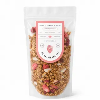 Гранола Кориця-полуниця (350г)