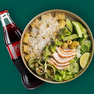 Комбо тарілка Зелена + кола