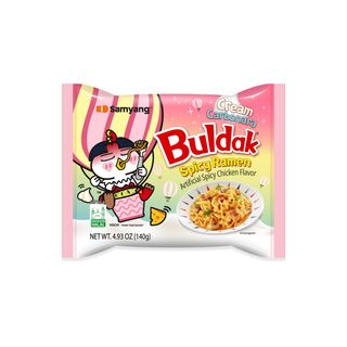 Локшина SAMYANG Creamy Carbonara Гостра З Куркою Та Вершковим Соусом Карбонара (135 г)