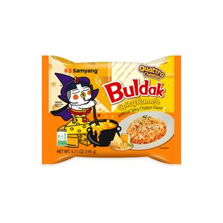 Локшина 4 Сири Buldak Quattro Cheese Hot Chicken Ramen SAMYANG (145 г)