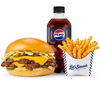 Дабл Asian Burger комбо