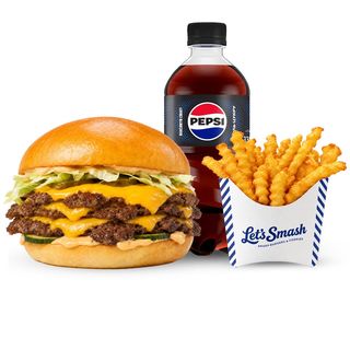 Тріпл Asian Burger комбо
