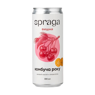 Комбуча SPRAGA Вишня (330 мл)