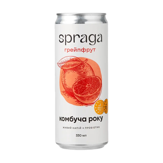 Комбуча SPRAGA Грейпфрут (330 мл)