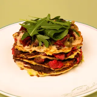 Кабачковий хешбраун з ростбіфом( 270г)