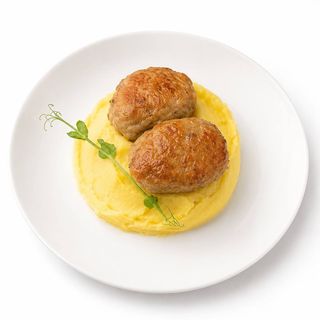 Пюре з смаженими котлетками