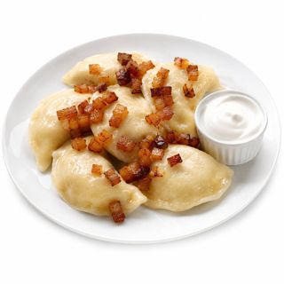 Варенички з картоплею та шкварочками 240г