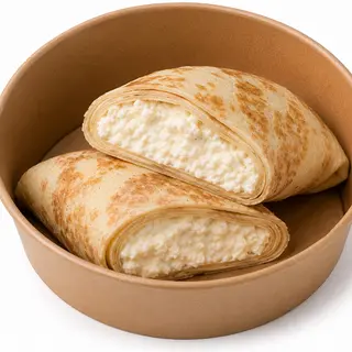 Млинці з творогом