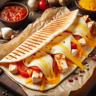 Гриль - лаваш "З куркою, сиром та овочами", 290 г