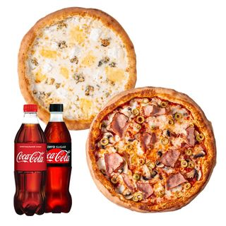 Капрічоза 30см + 4 сири 30см + 2×Cola