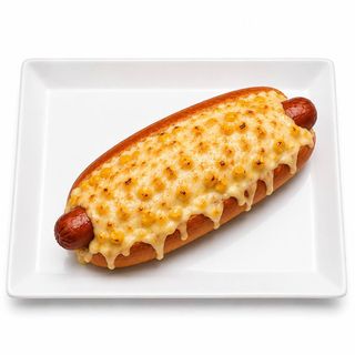 Сирний хот-дог з баварською сосискою (365г)