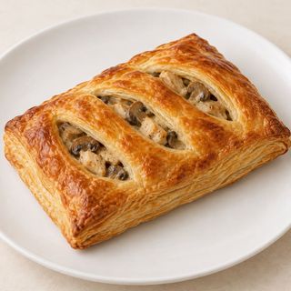 Слойка з куркою та грибами (1шт)