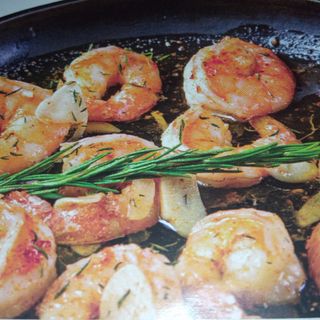 Гювеч з тигрових креветок (200г)