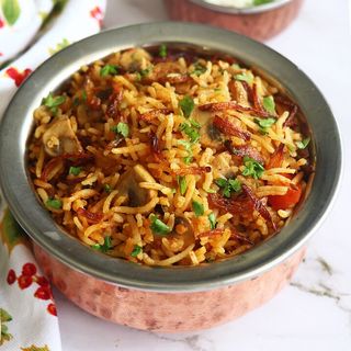 Mushroom Biryani