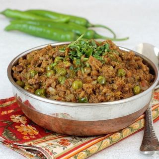 Goat Kheema  Mutter