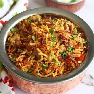 Mushroom Biryani