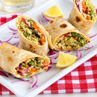 Bombay Style Egg Kathi Roll