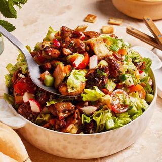 Lebanese Fattoush Chicken Salad