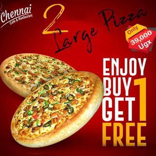 Buy one get one free Pizza