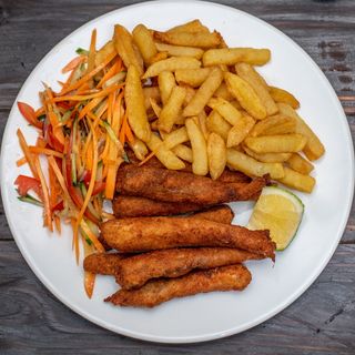 Fish Fingers and chips