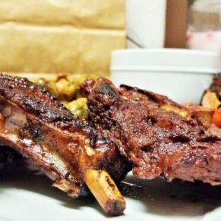 PAN PRIED GOAT RIBS