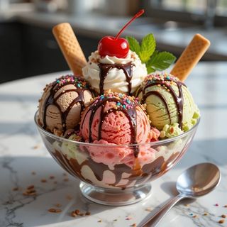 ice-cream sundae