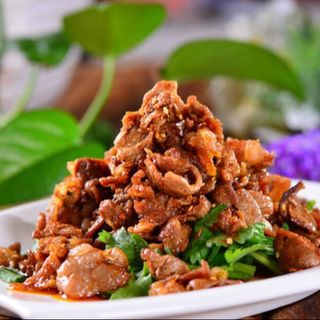 Stir Fried Goat Meat With Cumin