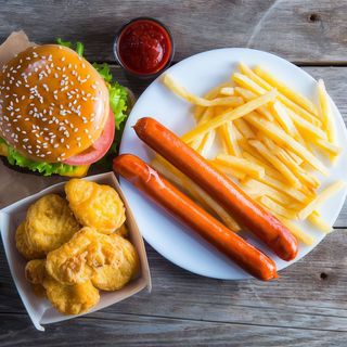 Loaded Variety Combo comes with a free drink 