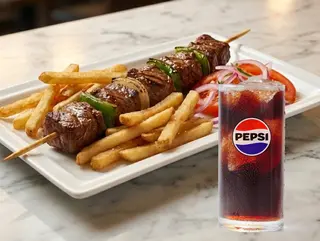 Goat Skewer Meal