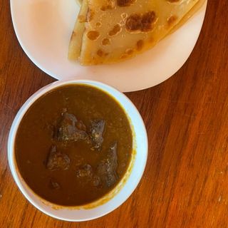 1 chapati +Liver Sauce