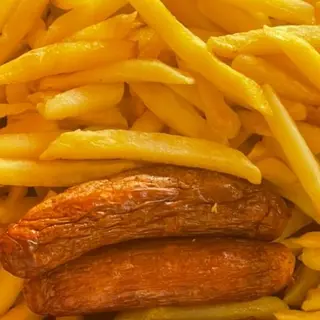 A pair of Sausages /R.chips