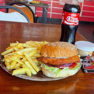 G.Chicken Burger Combo