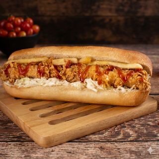 Mer Crispy Chicken Sandwich With Chips