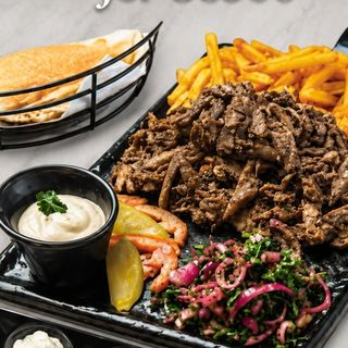 Beef Shawarma Platter Combo