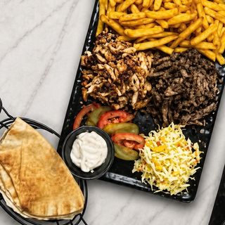 Mixed Shawarma Platter Combo