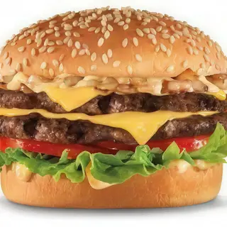 Double Beef + Double Cheese Burger - Combo