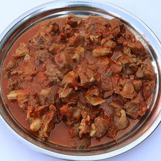1kg Wet fry goat meat plain