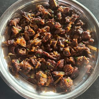 1kg Dry fry goat meat plain